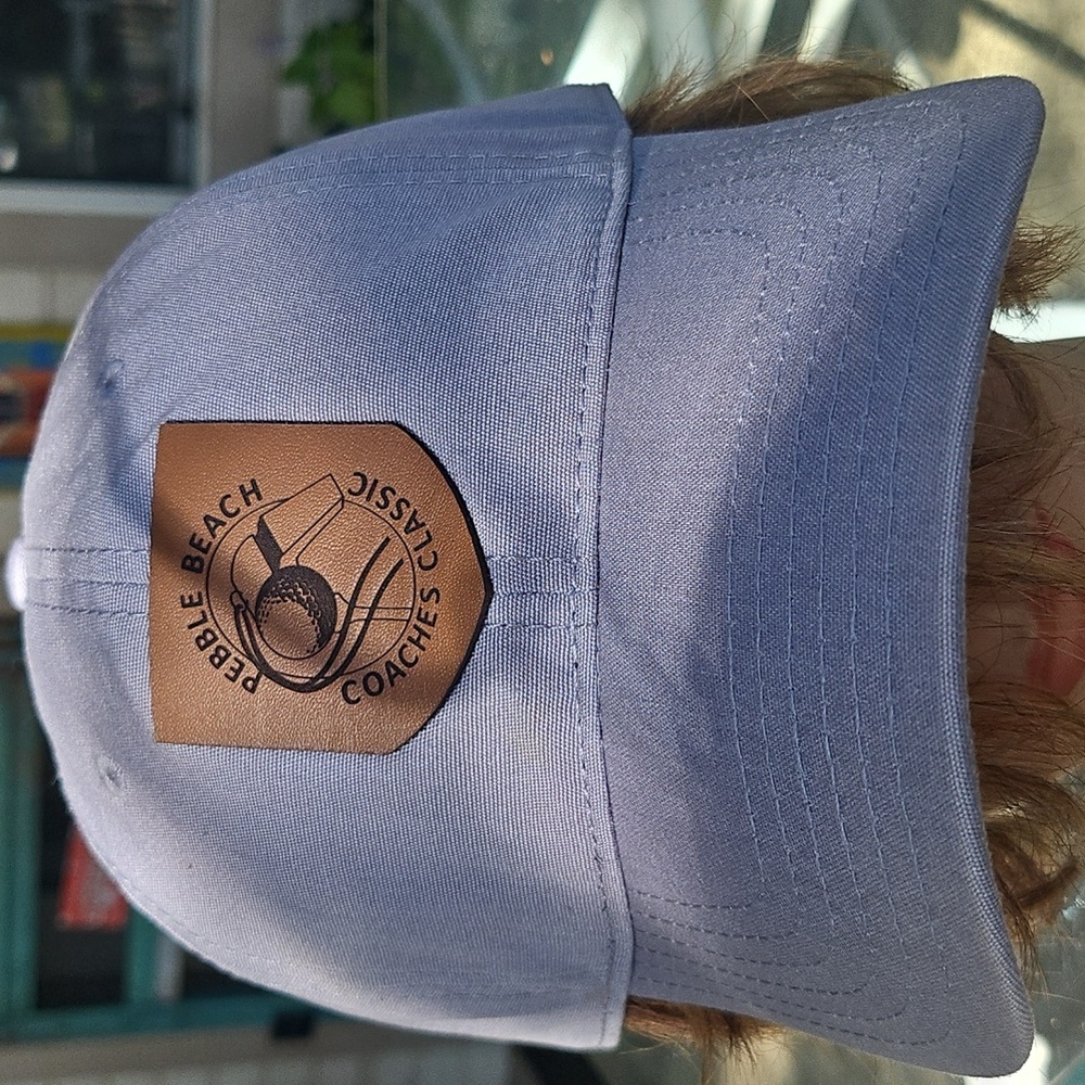 New No Tag AHEAD Ultimate Fit Grey Canvas Pebble Beach Coaches Classic Golf Hat